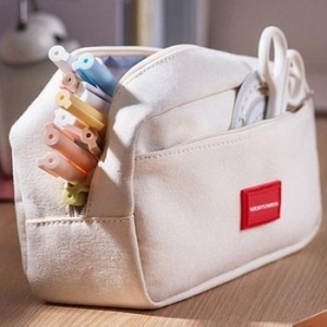 라일리 Rly 여행용 파우치 캔버스 다용도 정리정돈 휴대용 대 42207511_이미지