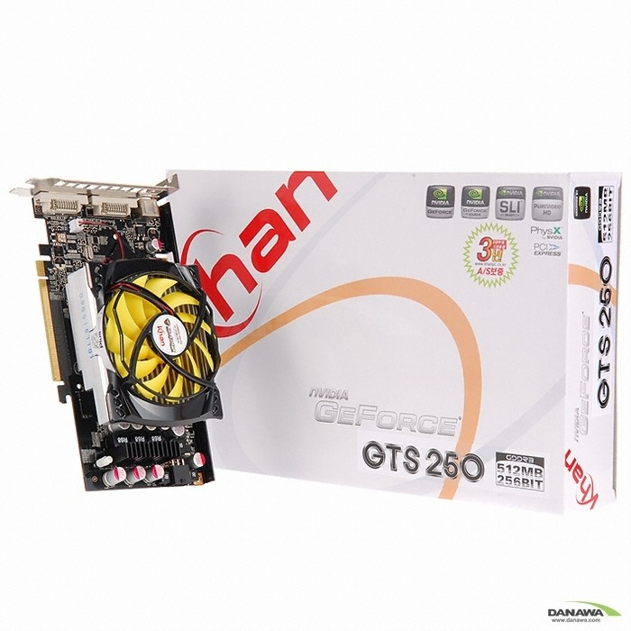 KHAN 지포스 GTS250 칸 D3 512MB L2 plus_이미지