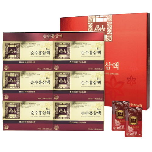 천년송삼 6년근 순수홍삼액 70ml 30포 (1개)_이미지