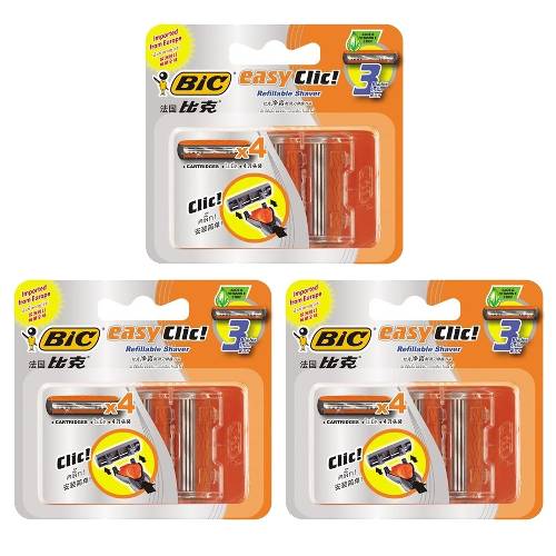 BIC 이지클릭 면도날 (12개)_이미지