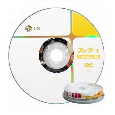 LG전자 DVD-R 4.7GB 8X CAKE 10장_이미지