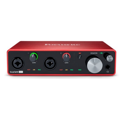 Focusrite Scarlett 4i4 3세대이미지입니다. 누르면 해당 게시물로 새창이동합니다.