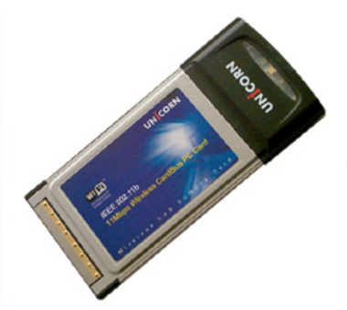 서진네트웍스 UNICORN UNILAN CX-300 PCMCIA 무선랜카드_이미지