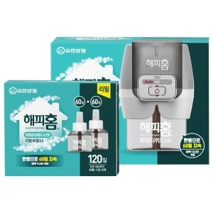 해피홈 파워리퀴드S 스마트훈증기 + 리필 60일 (본품1개+리필3개)_이미지