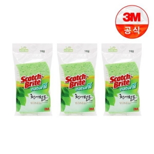 천연펄프 수세미 REC 일반세척용 3개세트