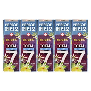 페리오 토탈7 메디컬허브 라임허브민트 치약 100g (5개)_이미지