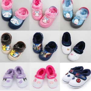 [불명] 아동 털 실내화 겨울 유아 학생 슬리퍼 방한