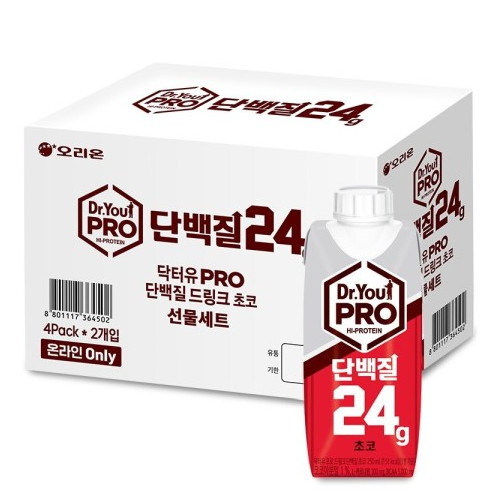 오리온 닥터유 단백질 프로 드링크 초코 250ml (8개)_이미지