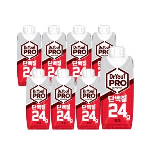 오리온 닥터유 단백질 프로 드링크 초코 250ml (8개)