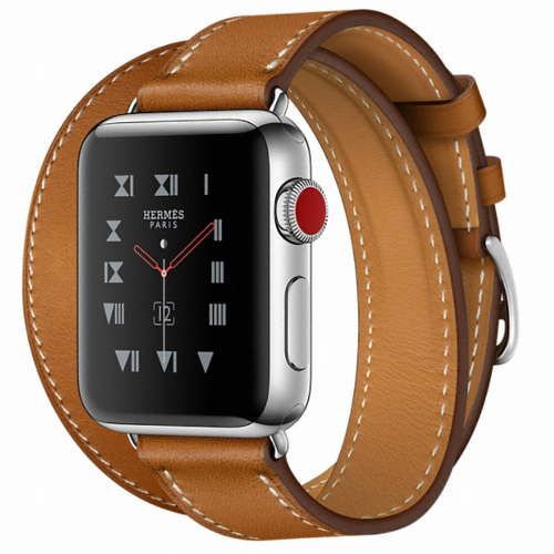 APPLE 워치 시리즈3 에르메스 38mm Cellular 스테인리스 스틸 (포브 바레이나 더블투어)_이미지