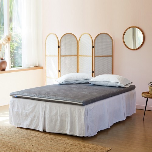 제니스가구 H-800 프리미엄 친환경 자카드 롤팩 토퍼 매트리스 6.5cm (싱글 S)_이미지