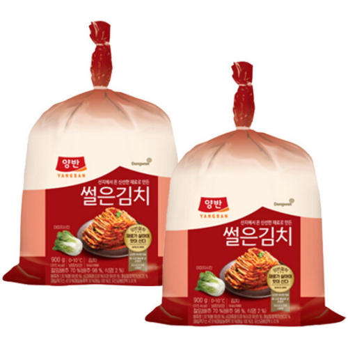 양반 썰은김치 900g(2개)