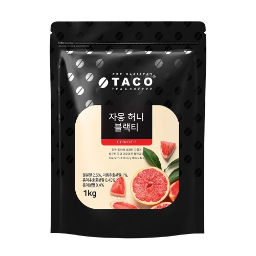 아이에스씨 타코 자몽 허니 블랙티 1kg (5개)_이미지