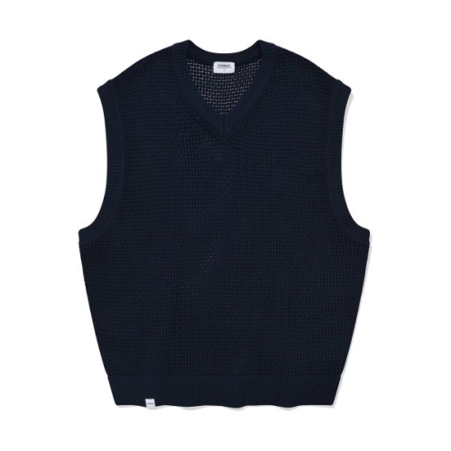 커버낫 COVERNAT 크로셰 니트 베스트 네이비 CO2402KT09NA 442305