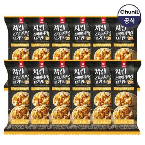 천일식품 치킨 스파이시커리 브리또 120g [12개]