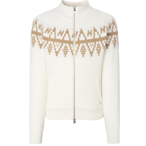 헤지스골프 노르딕 방풍 니트 점퍼 HWSW5D717OW