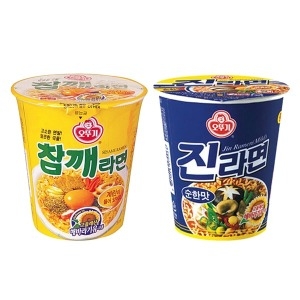 소컵 참깨라면x12컵+진라면 순한맛x12컵