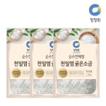 청정원 천일염 굵은소금 1kg (3개)_이미지