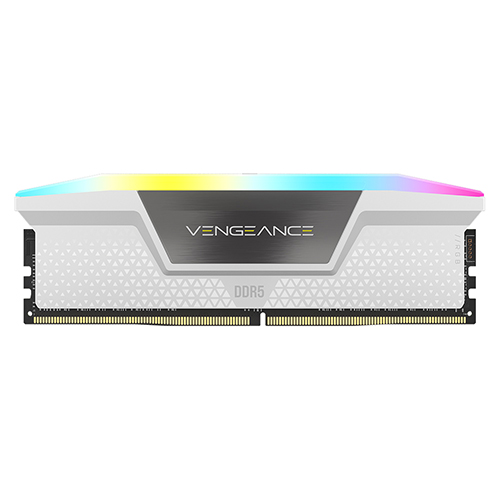 CORSAIR DDR5-6200 CL36 VENGEANCE RGB WHITE 패키지 (32GB(16Gx2))_이미지