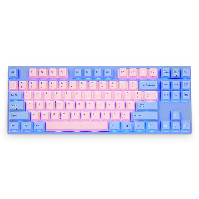 VARMILO VA87M 스카이 핑크 PBT 염료승화 영문 (녹축)_이미지
