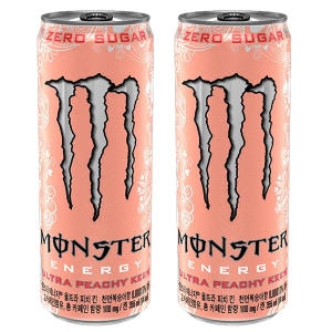 코카콜라음료 몬스터 에너지 울트라 피치 킨 355ml (48개)_이미지