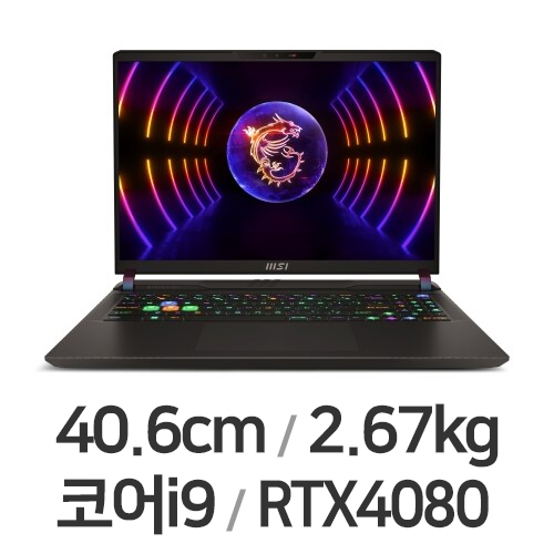 MSI GP시리즈 Vector GP68 HX 13VH-i9 QHD WIN11 64GB램 (SSD 1TB)