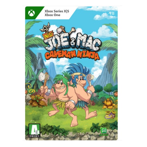 마이크로이드 뉴 조 & 맥 케이브맨 닌자 한글판