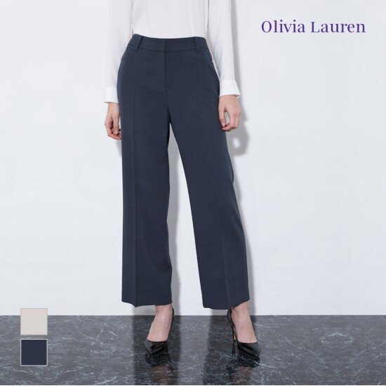 올리비아로렌 턱 와이드 솔리드팬츠 VOCDL4S1311_이미지