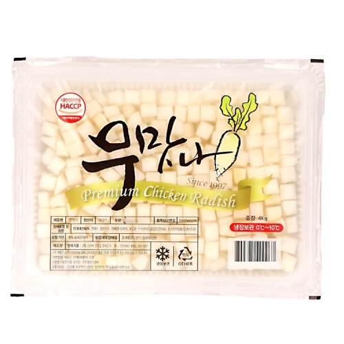 민속식품 무맛나치킨무4kg/민속