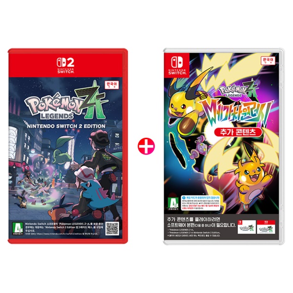 Nintendo 포켓몬 레전드 Z-A + 레전드 Z-A 메가 차원 러시 (SWITCH2, 패키지칩)