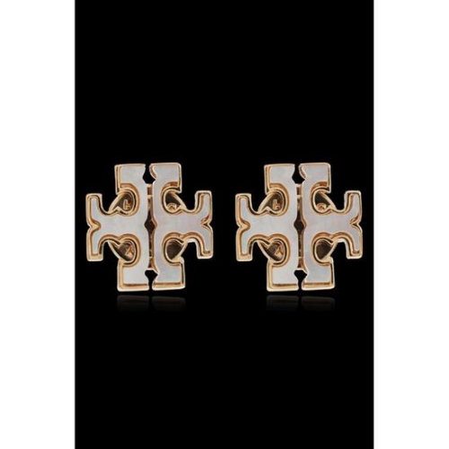 토리버치 Earrings in the 쉐이프 of the 로고 with mother of pearl 1680080700