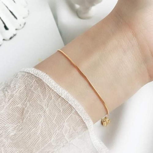 476GKQ92 실버925 18k실팔찌 DS-BLS901