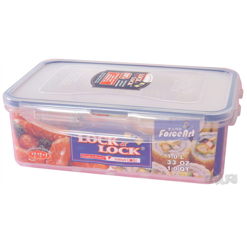 락앤락 직사각 3칸찬통 1L (HPL817C) (1개)