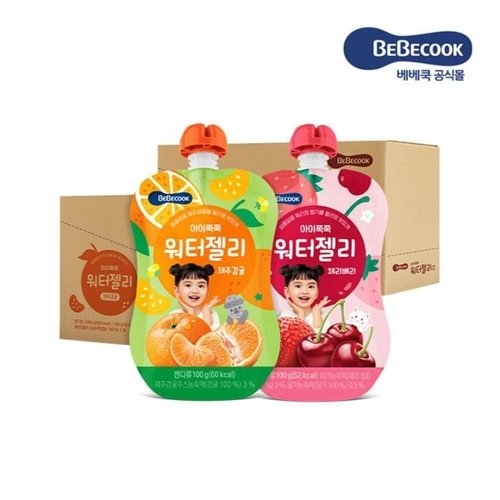 베베쿡 아이쭉쭉 워터젤리 체리베리,제주감귤 / 총2박스이미지입니다. 누르면 해당 게시물로 새창이동합니다.