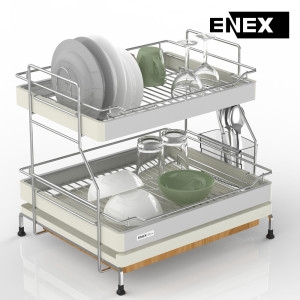 스페셜 식기건조대 2단 설거지건조대 화이트