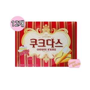 크라운제과 크라운 쿠크다스 화이트토르테 289g 12개입