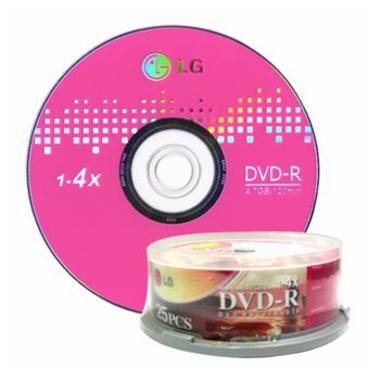 LG전자 DVD-R 4.7GB 4x 케익 25장