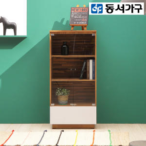 동서가구 모르 유리 선반장 600