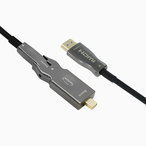 마하링크 Mini DP to HDMI 분리형 광케이블 (50m, ML-MD7H50)_이미지