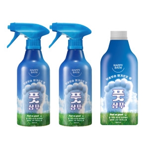 해피바스 풋샴푸 필쏘굿 본품 500ml 2개 + 리필 500ml_이미지