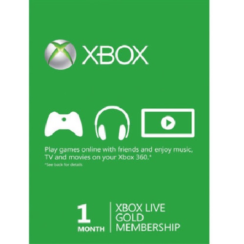 Microsoft XBOX Live 골드 멤버십 카드 북미 (1개월)