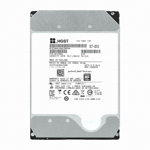 HGST Ultrastar He10 7200/256M (HUH721010ALE600, 10TB)_이미지