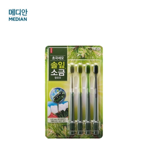 메디안 송천염 미세모 칫솔 (4개)_이미지