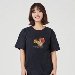 태국 THAILAND 데일리반팔티 편한면티 반팔코디 W72D5E9