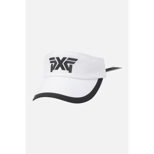 PXG 여성 컬러 블록 와이드 바이저 WHITE PJPPW950801