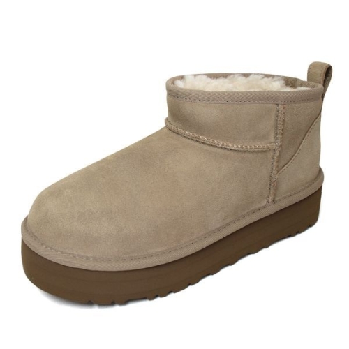UGG  클래식 울트라 미니 플랫폼 K 겨울 방한 부츠 샌드 1157791K-SAN