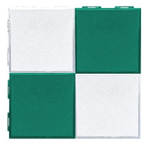 이지닷 체커보드 조립식 데크타일 화이트 + 그린