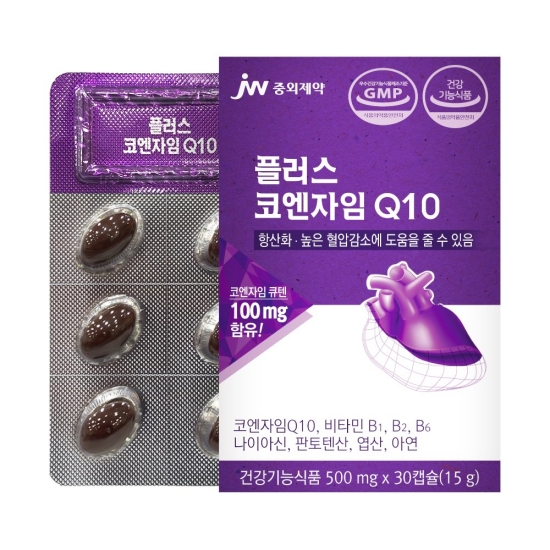 JW중외제약  플러스 코엔자임Q10 30캡슐 (1개)