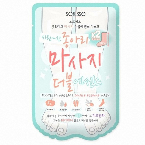 소프리스 풋 레그 마사지 더블 에센스 마스크 (1개)_이미지