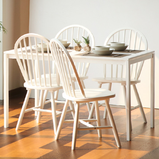 마켓비 PAPAGENO JUVIE750+ANDRA 의자 4개 식탁 (의자4개)